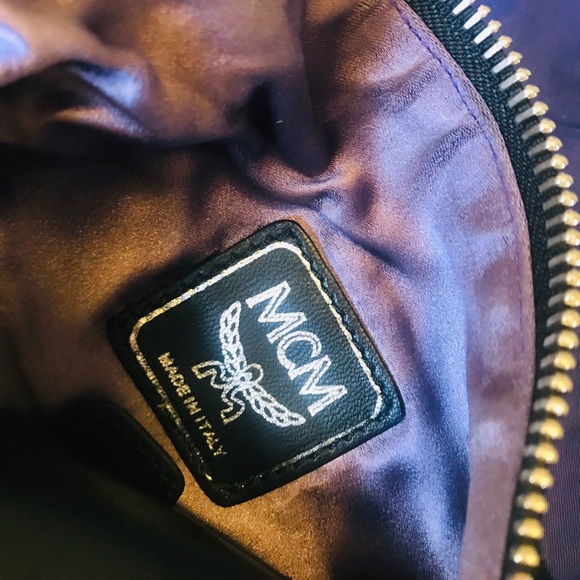 MCM | RARE Brand New Midnight Clutch w Silver - Picture 2 of 6